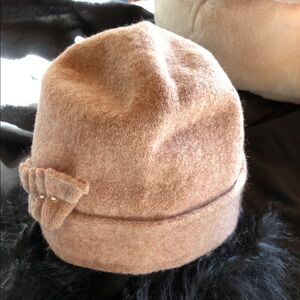 ADORA Soft Pink Wool Hat